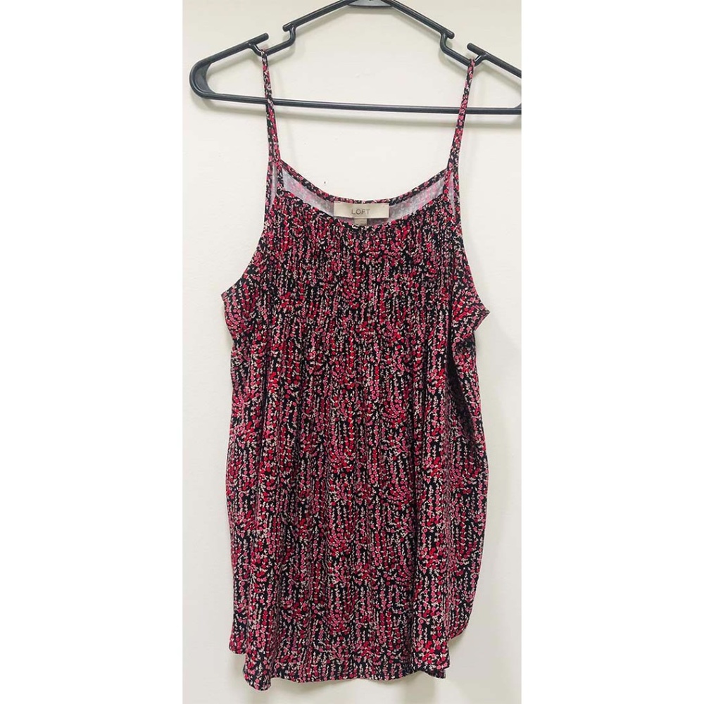 Shirt Floral Print Spaghetti Straps